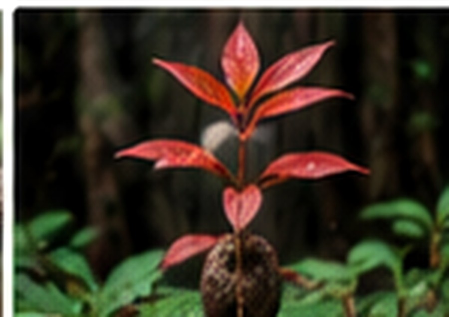 Ilustrasi flora bawah tajuk